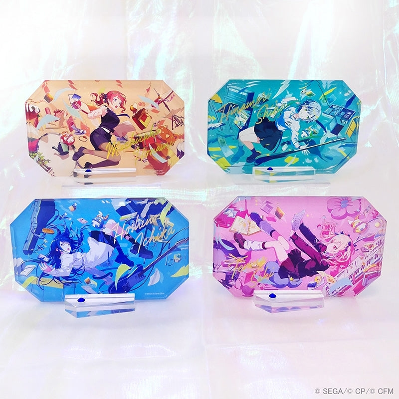 (Goods - Ornament) Hatsune Miku: Colorful Stage! World Link Acrylic Block Stand Saki Tenma