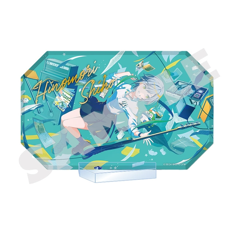 (Goods - Ornament) Hatsune Miku: Colorful Stage! World Link Acrylic Block Stand Shiho Hinomori