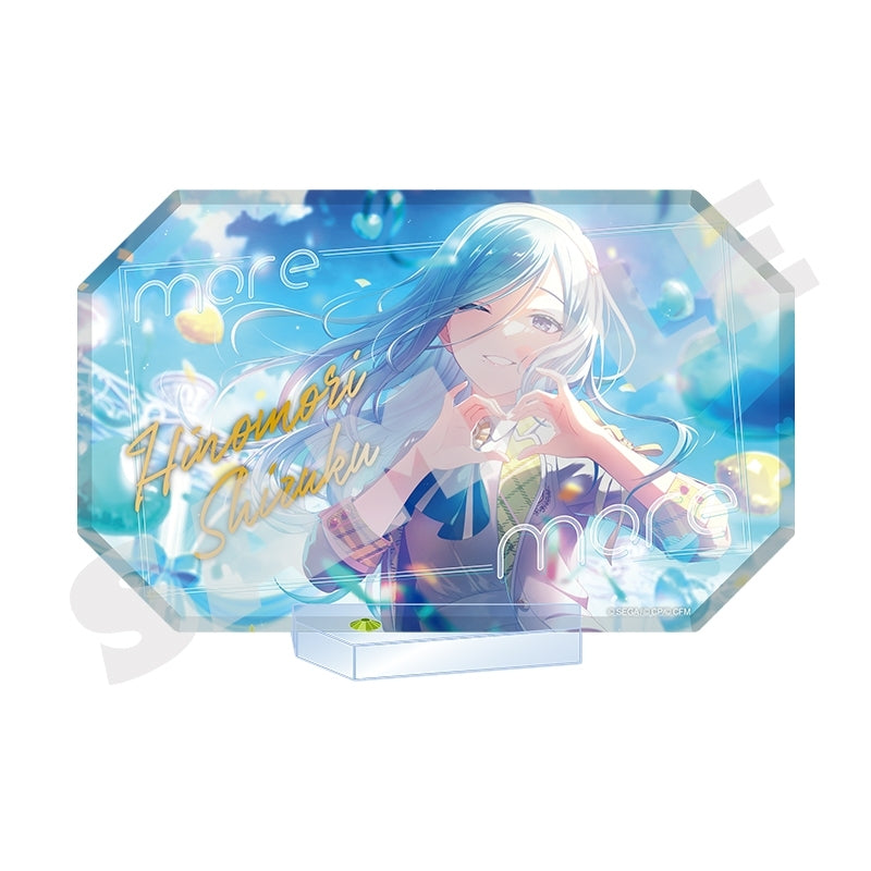 (Goods - Ornament) Hatsune Miku: Colorful Stage! World Link Acrylic Block Stand Shizuku Hinomori