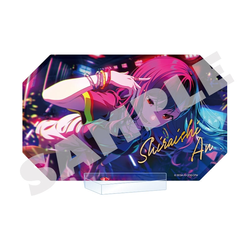 (Goods - Ornament) Hatsune Miku: Colorful Stage! World Link Acrylic Block Stand An Shiraishi