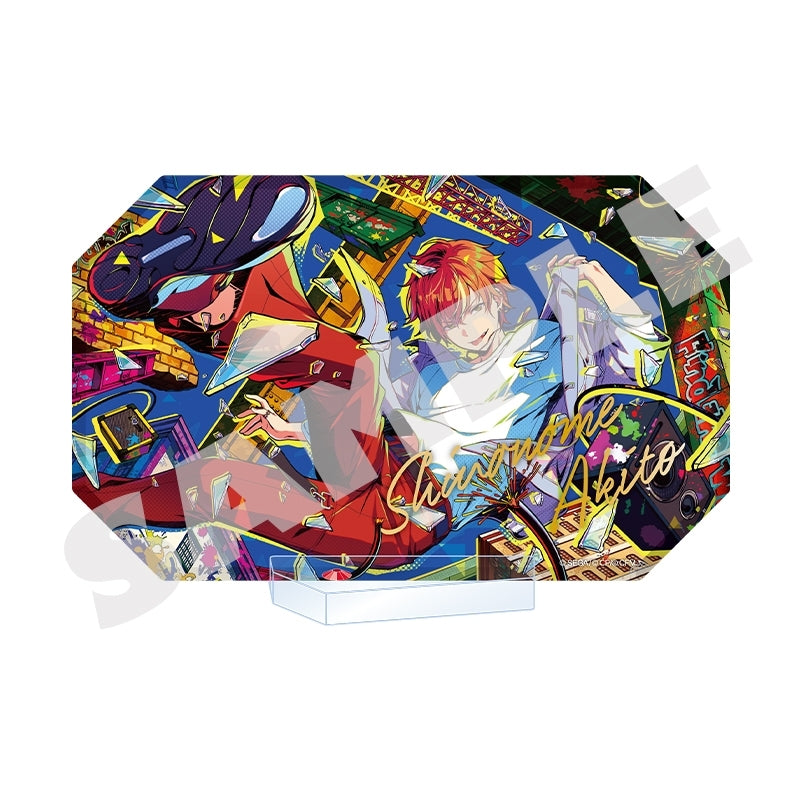 (Goods - Ornament) Hatsune Miku: Colorful Stage! World Link Acrylic Block Stand Akito Shinonome