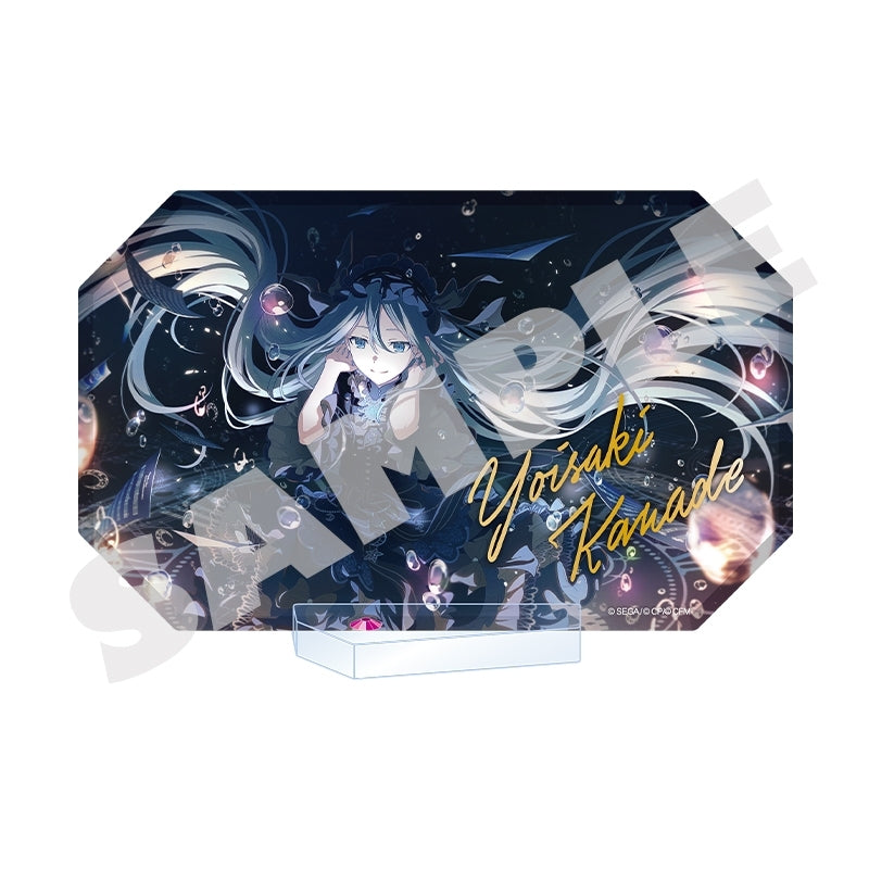 (Goods - Ornament) Hatsune Miku: Colorful Stage! World Link Acrylic Block Stand Kanade Yoisaki