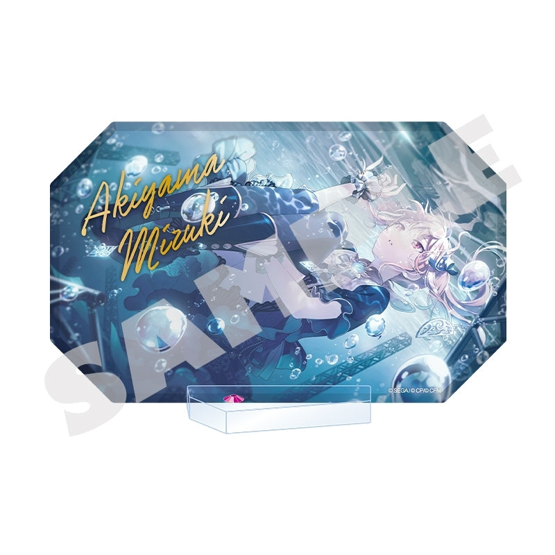 (Goods - Ornament) Hatsune Miku: Colorful Stage! World Link Acrylic Block Stand Mizuki Akiyama