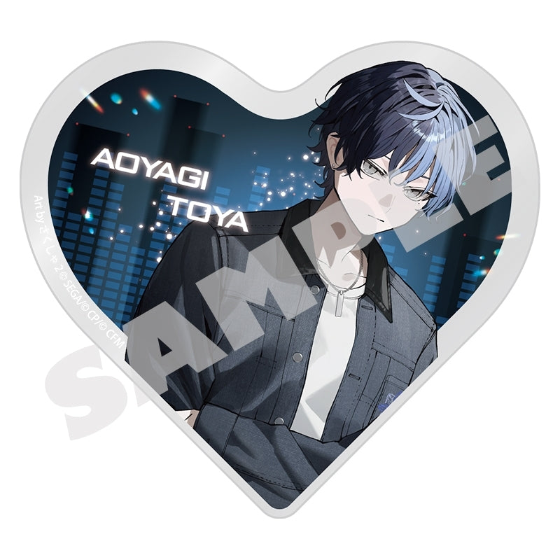 (Goods - Ornament) Hatsune Miku: Colorful Stage! Illustrator Collaboration Heart-Shaped Acrylic Block Toya Aoyagi