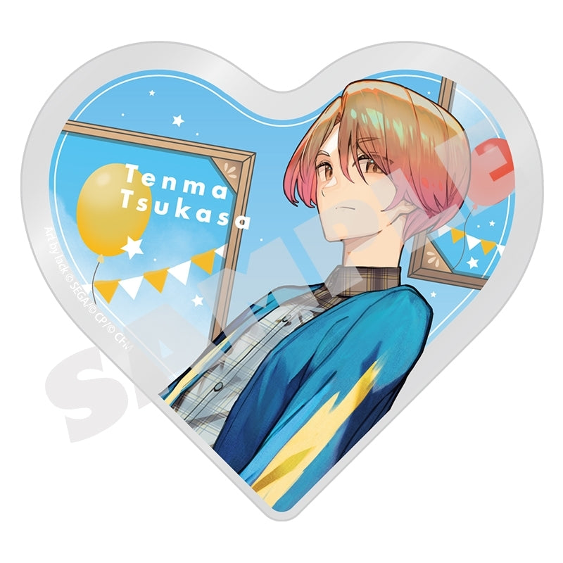 (Goods - Ornament) Hatsune Miku: Colorful Stage! Illustrator Collaboration Heart-Shaped Acrylic Block Tsukasa Tenma