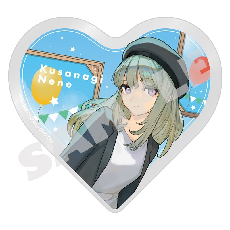 (Goods - Ornament) Hatsune Miku: Colorful Stage! Illustrator Collaboration Heart-Shaped Acrylic Block Nene Kusanagi