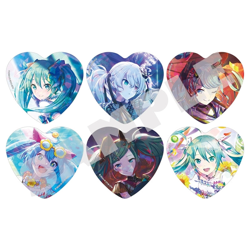 (Goods - Badge) Hatsune Miku: Colorful Stage! H/Art Badge Collection 1 Miku(Blind Box -Single)