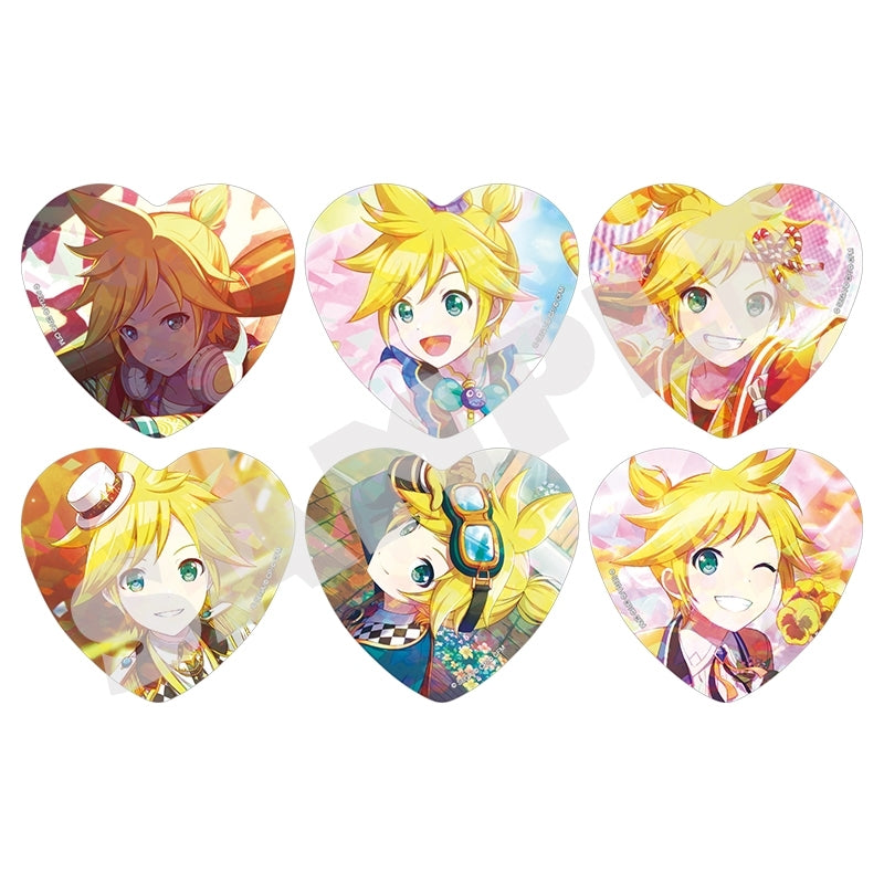 (Goods - Badge) Hatsune Miku: Colorful Stage! H/Art Badge Collection 1 Len(Blind Box -Single)