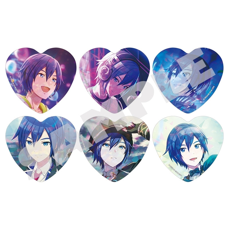 (Goods - Badge) Hatsune Miku: Colorful Stage! H/Art Badge Collection 1 KAITO(Blind Box -Single)