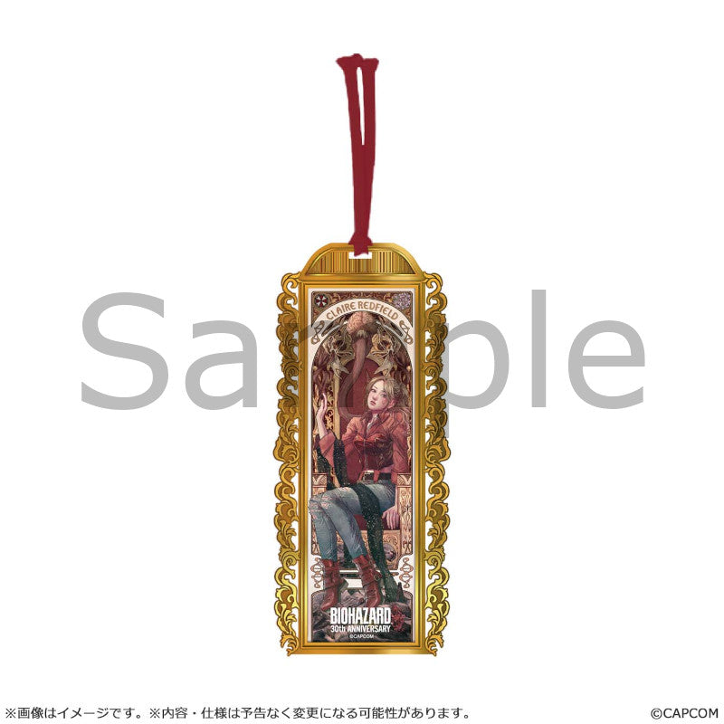 (Goods - Bookmark) Resident Evil 30th Anniversary Metal Bookmark Claire