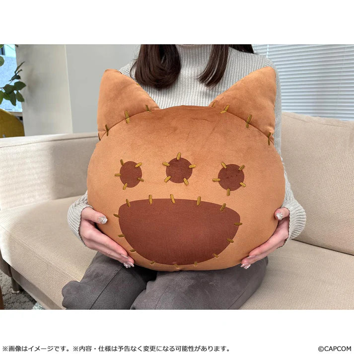 (Plush) Monster Hunter Cat-Shaped Cushion