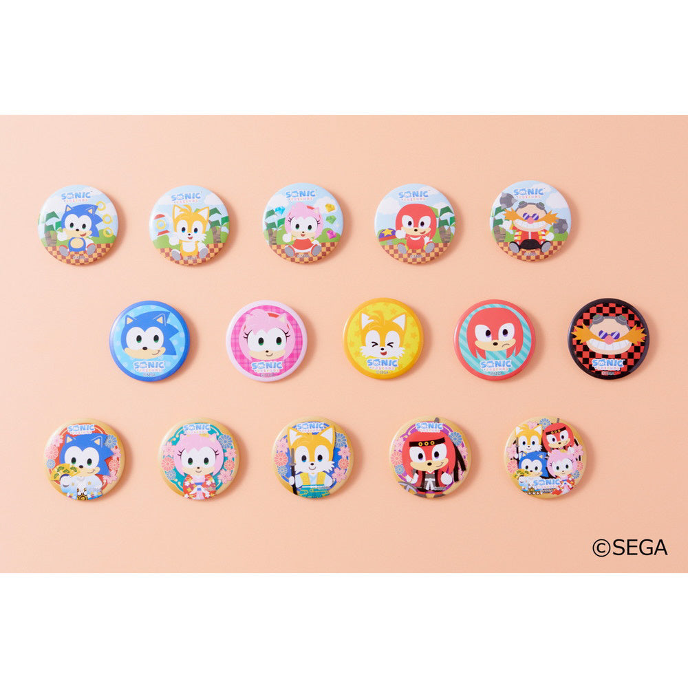 (Goods - Badge) SONIC & FRIENDS Original Button Badge (Blind Box -Single)