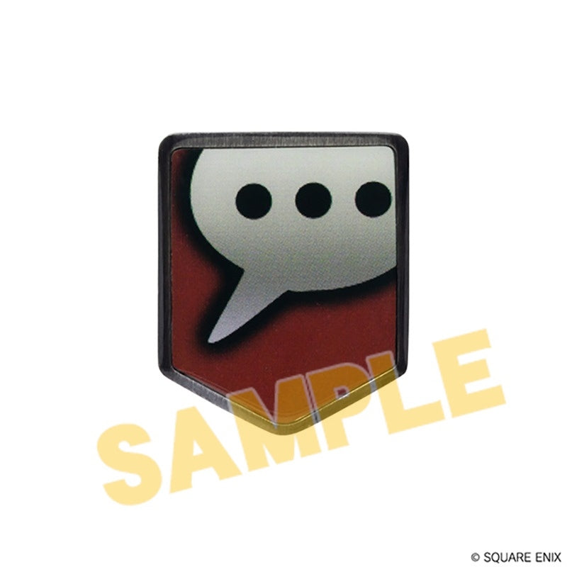 (Goods - Badge) FINAL FANTASY XIV Status Effects Pin Badge [Silence]