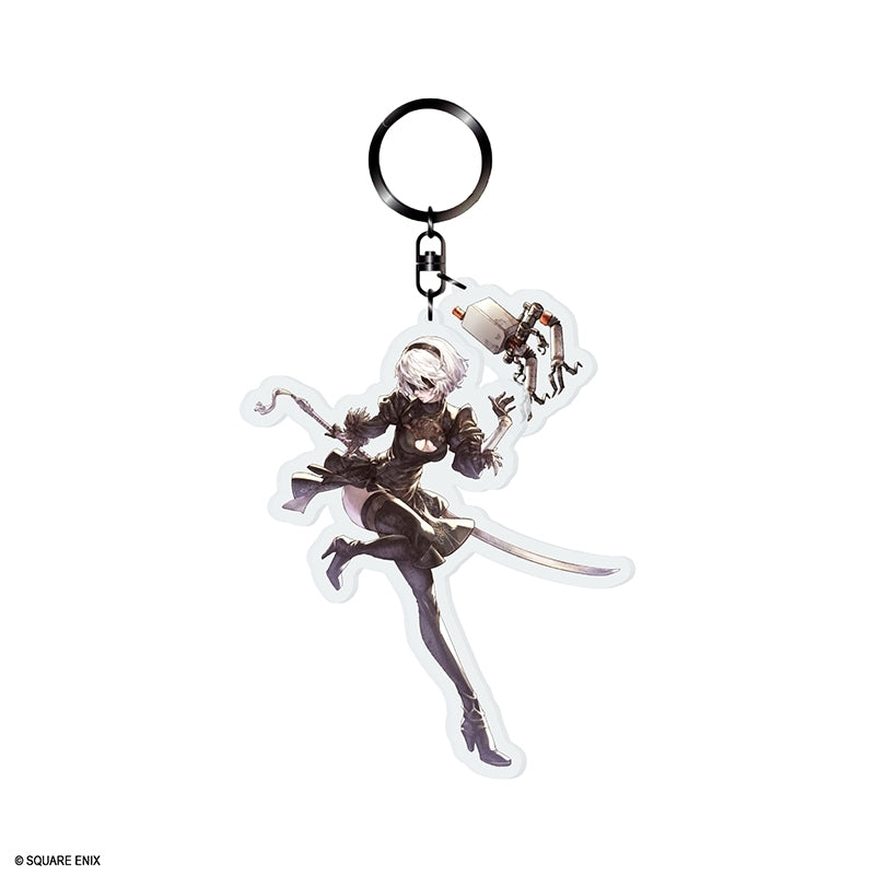 (Goods - Keychain) NieR:Automata 9th Anniversary Acrylic Keychain 2B
