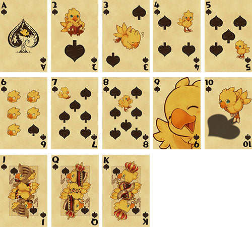 [Final Fantasy] Playing Cards /Chocobo
