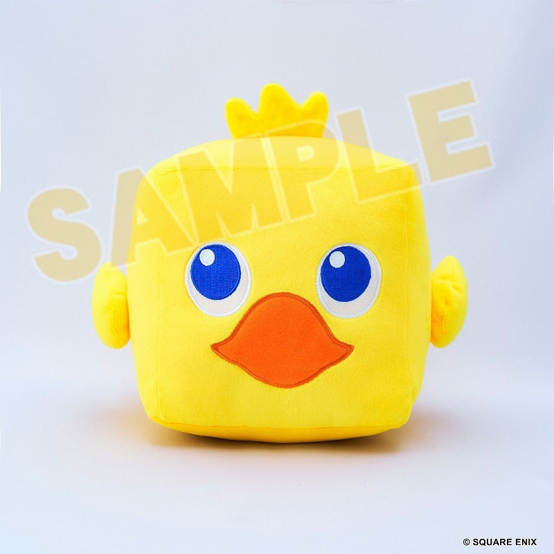 [Final Fantasy] Cube Shaped Plush /Chocobo (Medium)