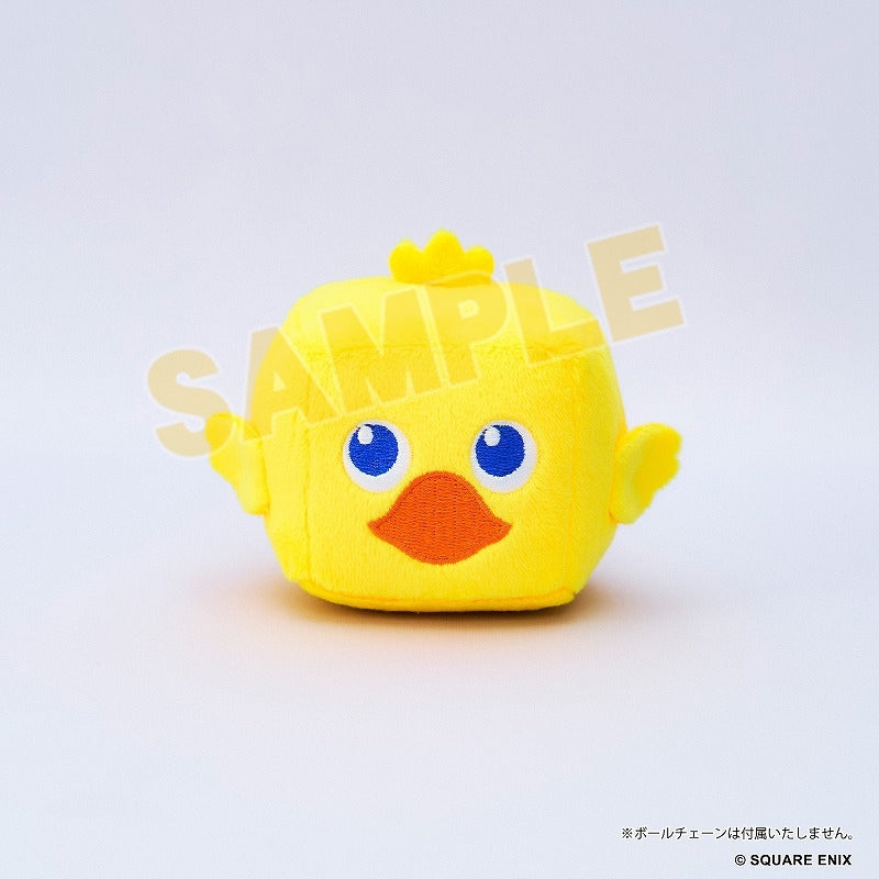[Final Fantasy] Cube Shaped Plush Keychain /Chocobo (Small)