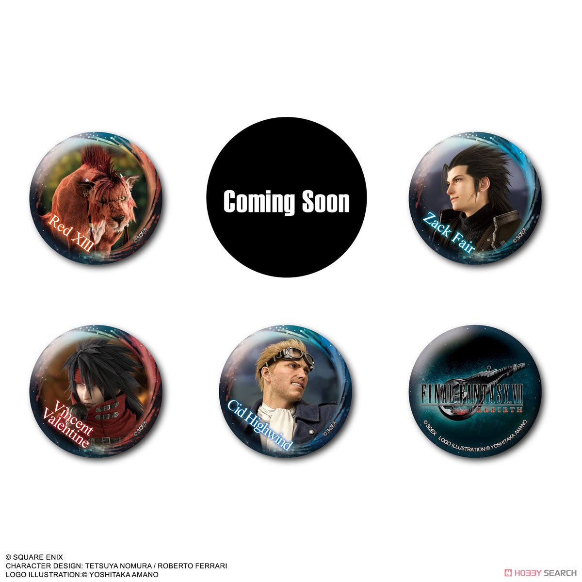 Final Fantasy] FF7 Rebirth Button Badge (Blind Box -Single