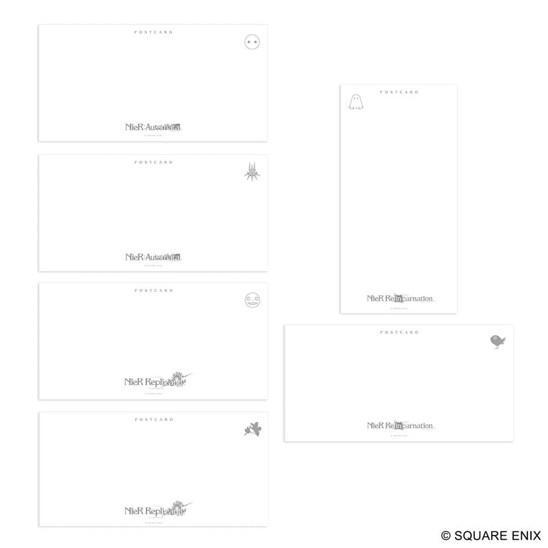 (Goods - Postcard) NieR Series Large Postcard Set