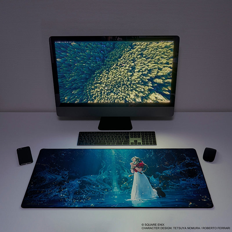 (Goods - Mouse Pad) Final Fantasy VII Rebirth Gaming Mouse Pad Key Art Aerith