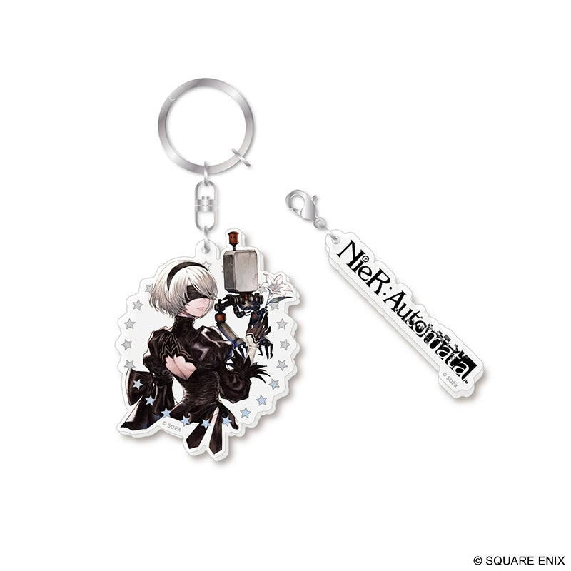 (Goods - Keychain) NieR Series 15th Anniversary Acrylic Keychain 2B & Pod 042