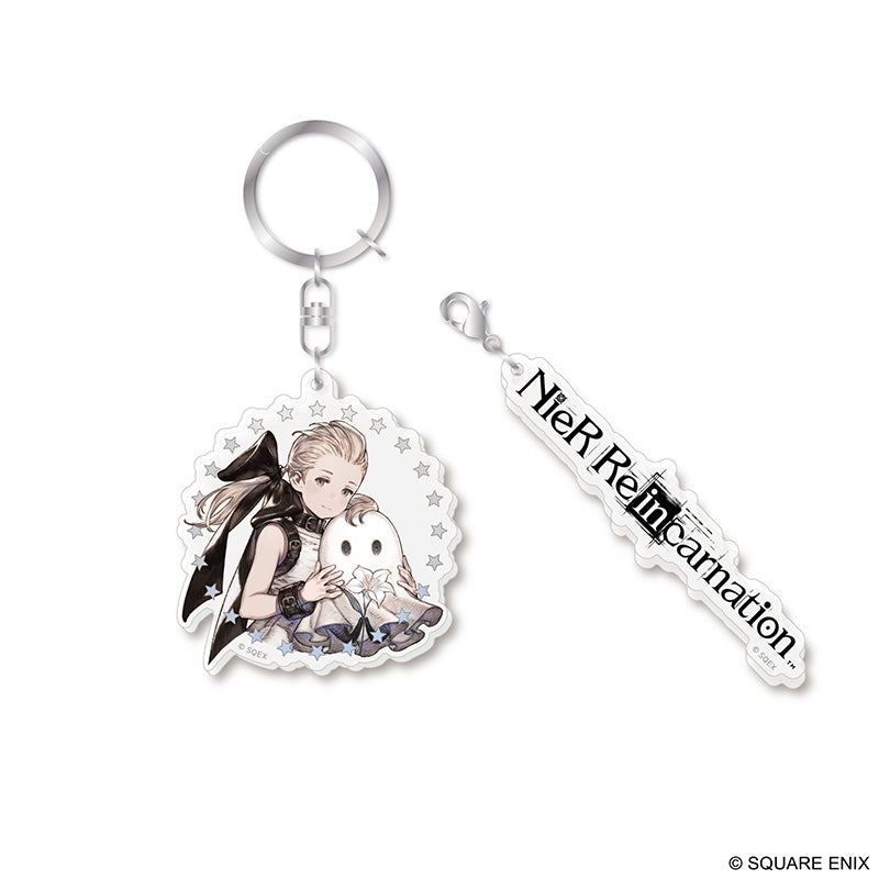 (Goods - Keychain) NieR Series 15th Anniversary Acrylic Keychain Fio & Mama