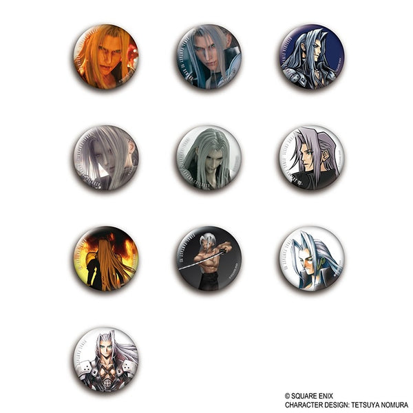 Goods - Badge) Final Fantasy VII Button Badge Collection Sephiroth