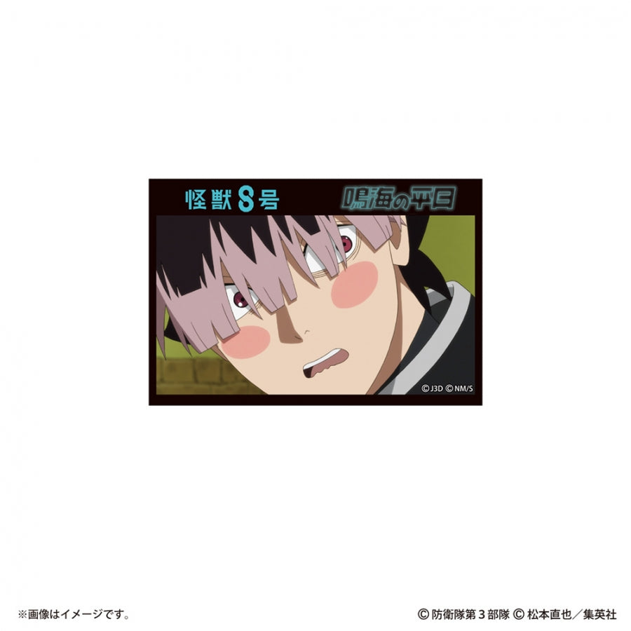 (1BOX=10)(Goods - Badge) Kaiju No. 8: Narumi's Week at Work Trading Square Button Badge (10 Types Total)(Blind Box -Single)