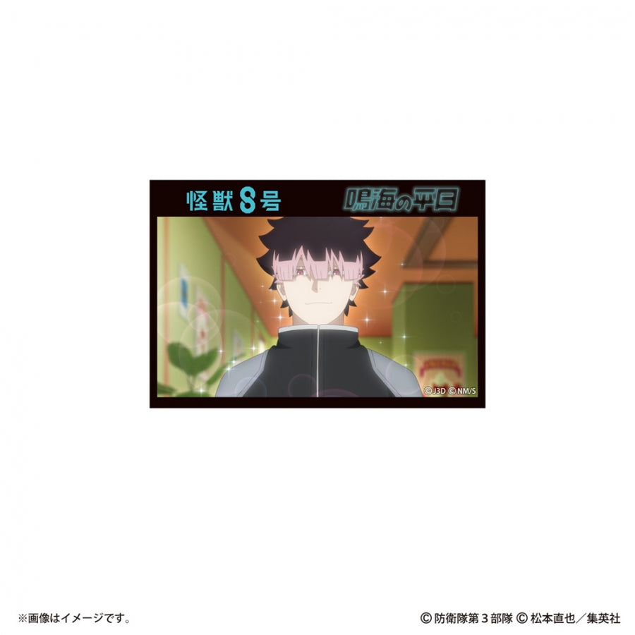 (1BOX=10)(Goods - Badge) Kaiju No. 8: Narumi's Week at Work Trading Square Button Badge (10 Types Total)(Blind Box -Single)