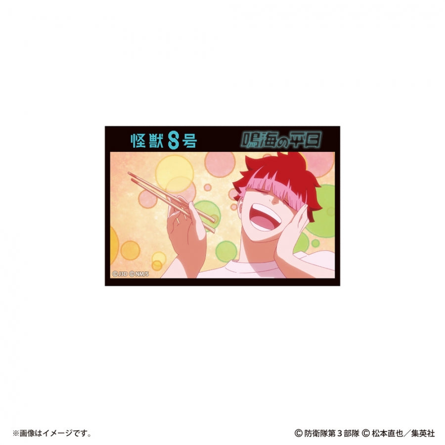 (1BOX=10)(Goods - Badge) Kaiju No. 8: Narumi's Week at Work Trading Square Button Badge (10 Types Total)(Blind Box -Single)