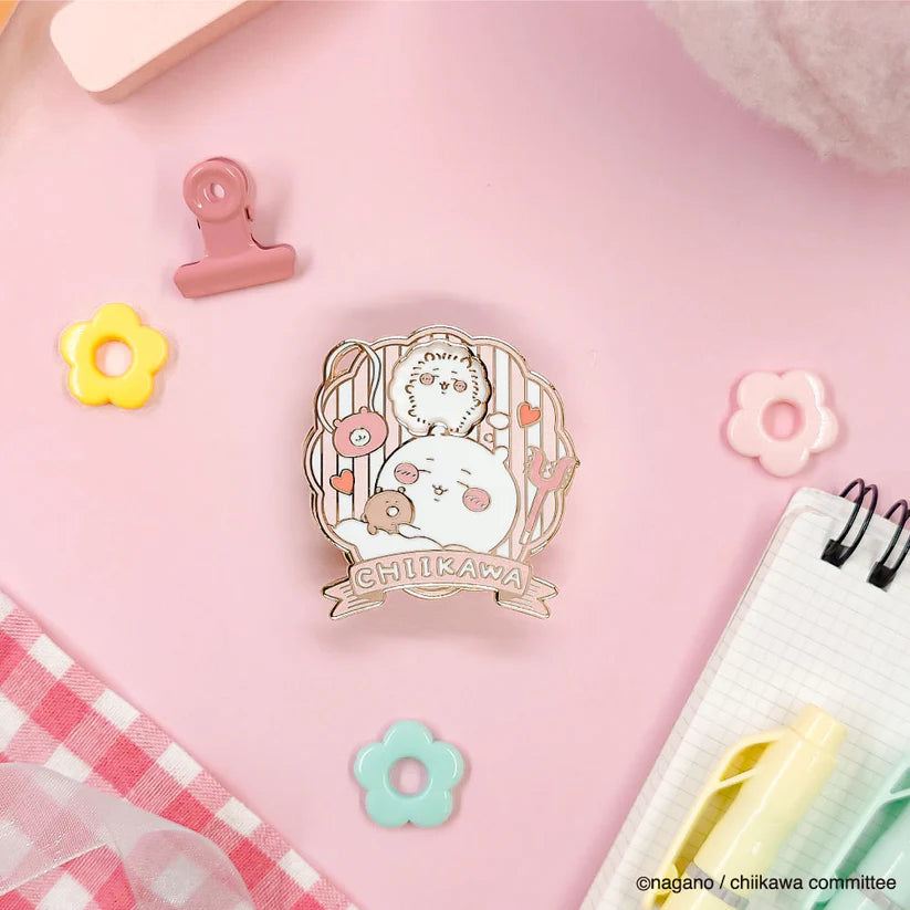 (Goods - Badge) Chiikawa Pin Badge Chiikawa