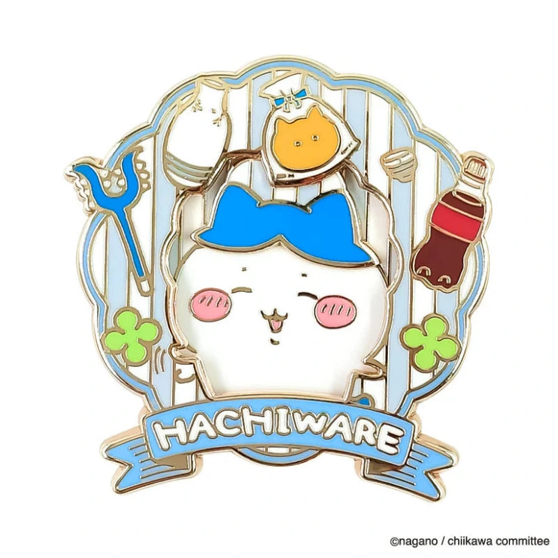 (Goods - Badge) Chiikawa Pin Badge Hachiware
