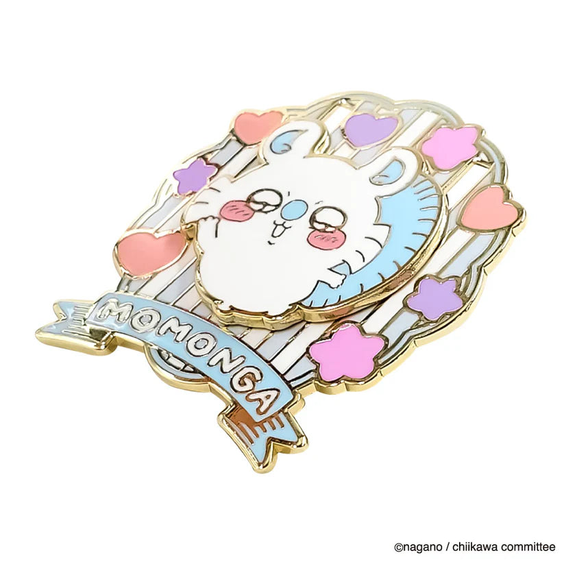(Goods - Badge) Chiikawa Pin Badge Momonga