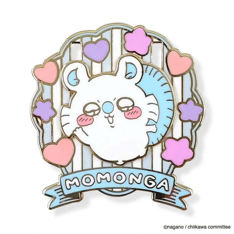 (Goods - Badge) Chiikawa Pin Badge Momonga