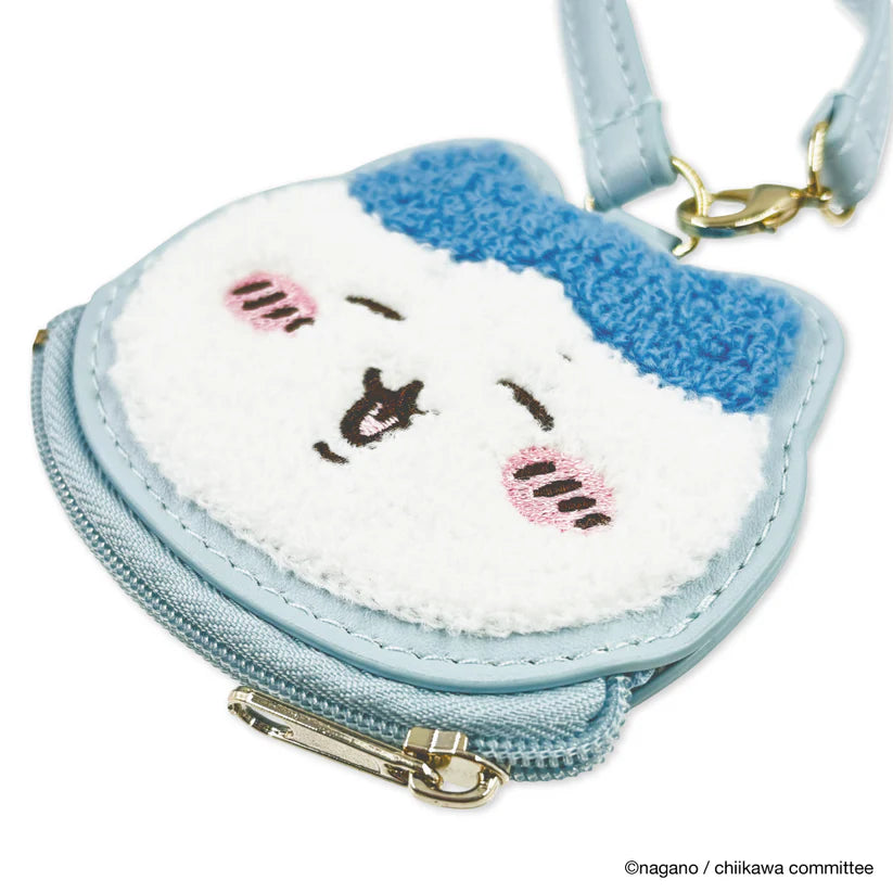 (Goods - Pouch) Chiikawa Face Mini Pouch Hachiware