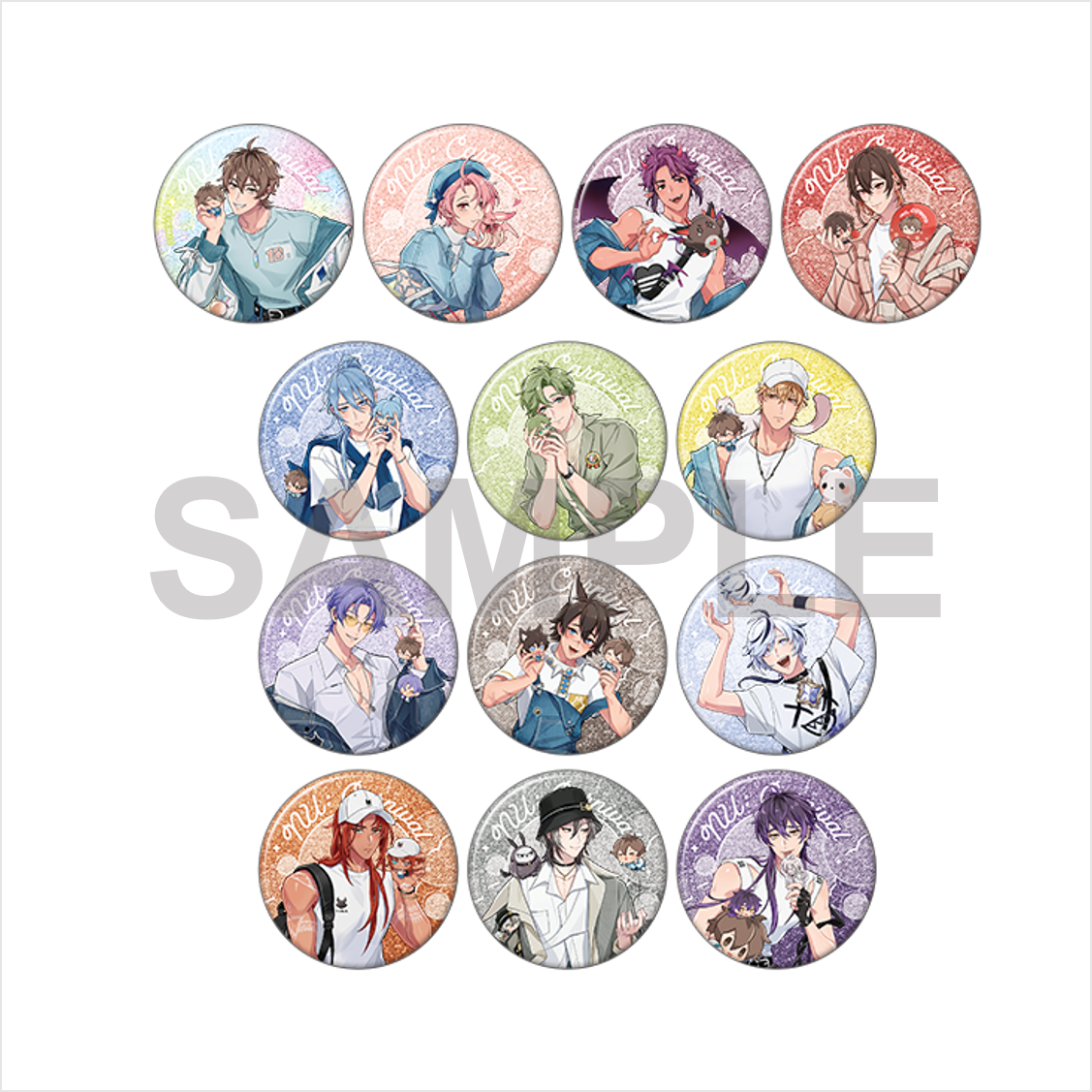 [NU: Carnival] Holographic Can Badge (Blind Box -Single)