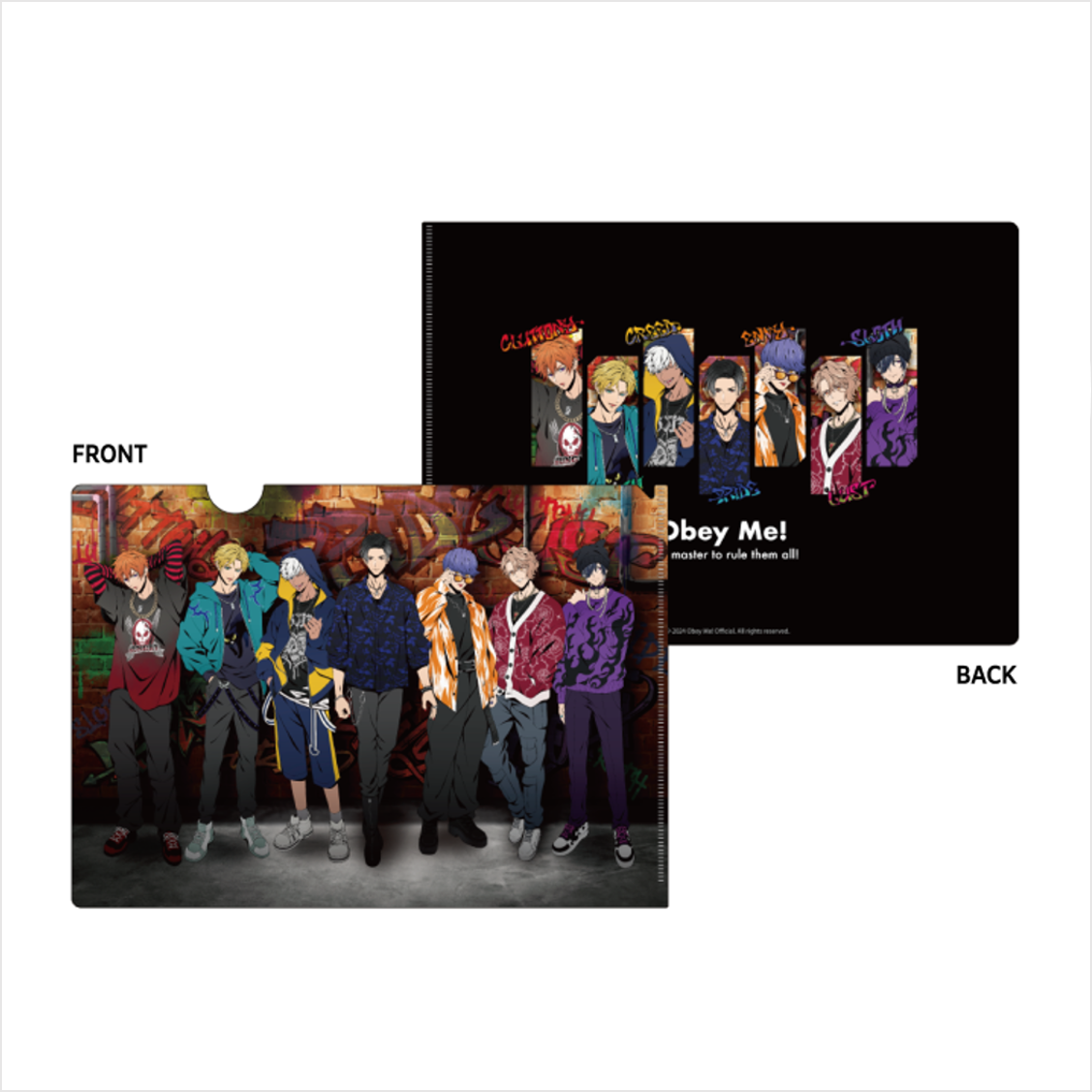 [Obey Me!] //Preorder// Shibuya 109 POP UP SHOP File Folder
