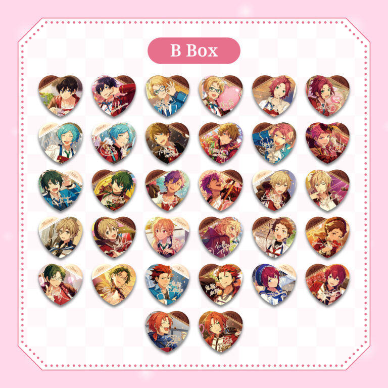 [Ensemble Stars!!] Valentine Badge Ver. B (Blind Box - Single)