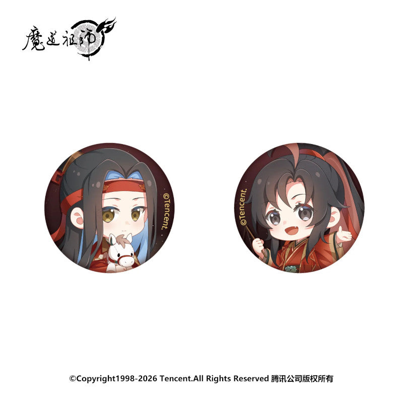 (Goods - Badge) Grandmaster of Demonic Cultivation Horse-Soaring Swallow Button Badge Set
