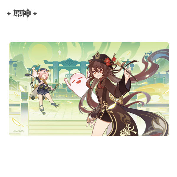 [Genshin Impact] In the Flowing Water, Weaving Poems Series Card A (Hu Tao & Diona)