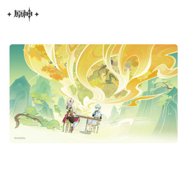[Genshin Impact] In the Flowing Water, Weaving Poems Series Card C (Chongyun & Noelle)