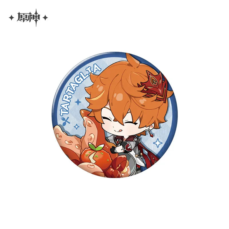 [Genshin Impact] Food Series Glitter Badge Tartaglia
