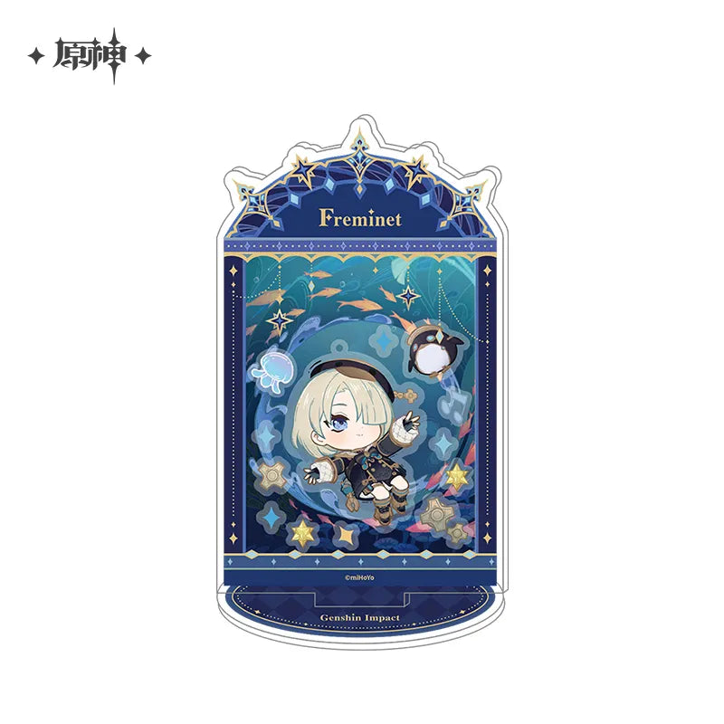 (Goods - Acrylic Stand) [Genshin Impact] Starlit Letter Acrylic Stand Freminet