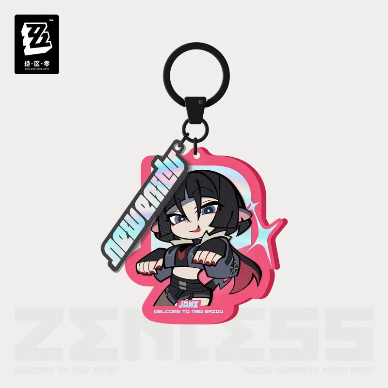 (Goods - Keychain) Zenless Zone Zero Ridu Chibi Keychain Jane Doe