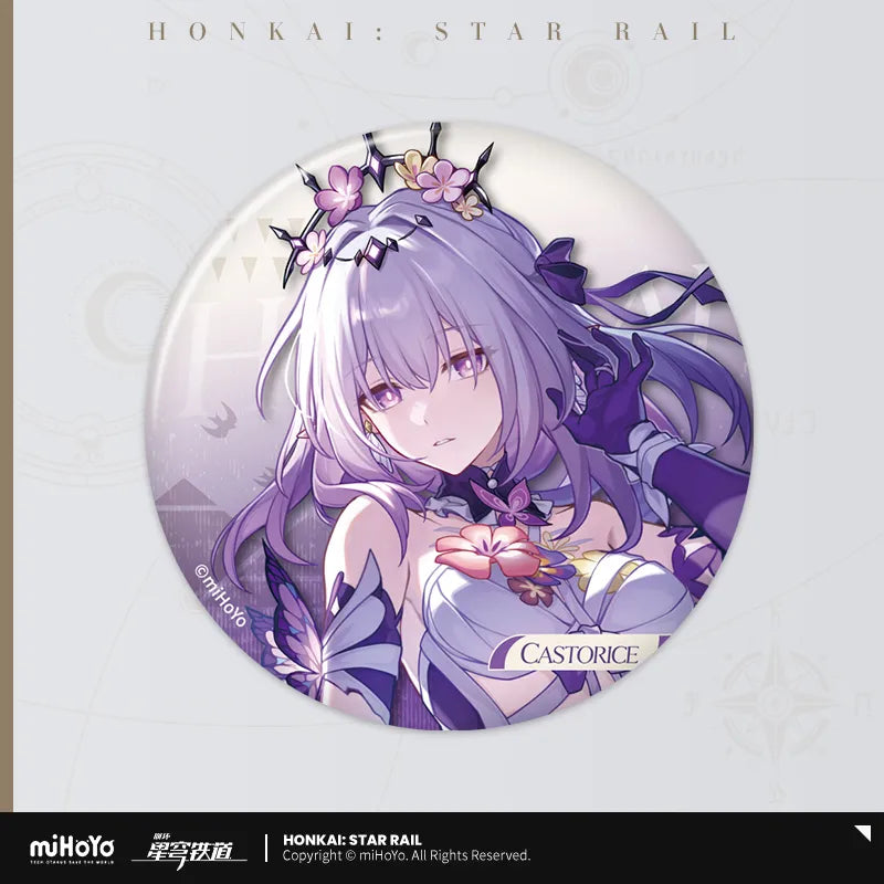(Goods - Badge) Honkai: Star Rail Interstellar Travel Button Badge Castorice