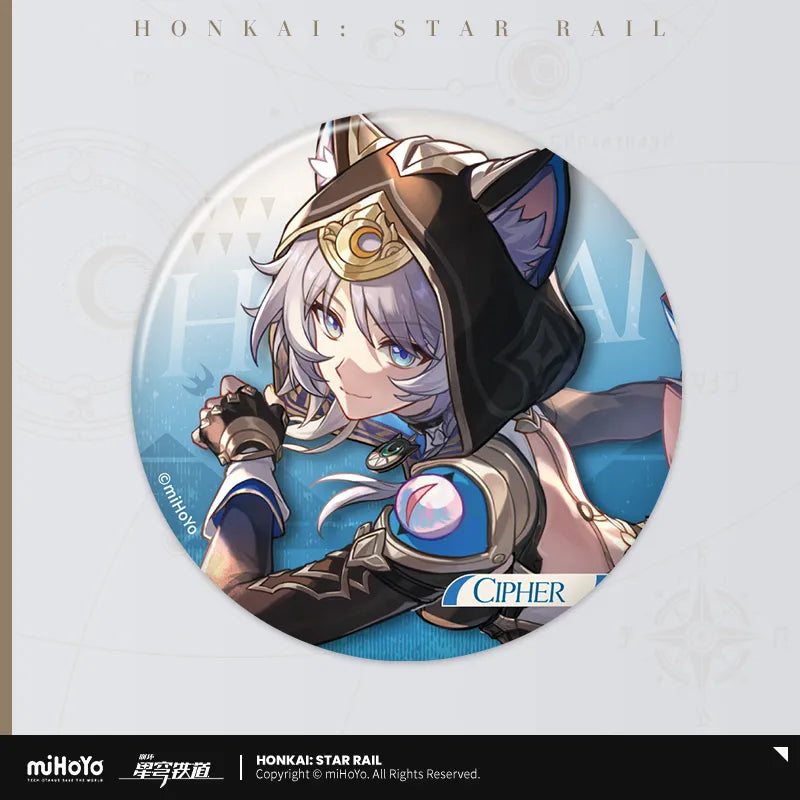 (Goods - Badge) Honkai: Star Rail Interstellar Travel Button Badge Cipher