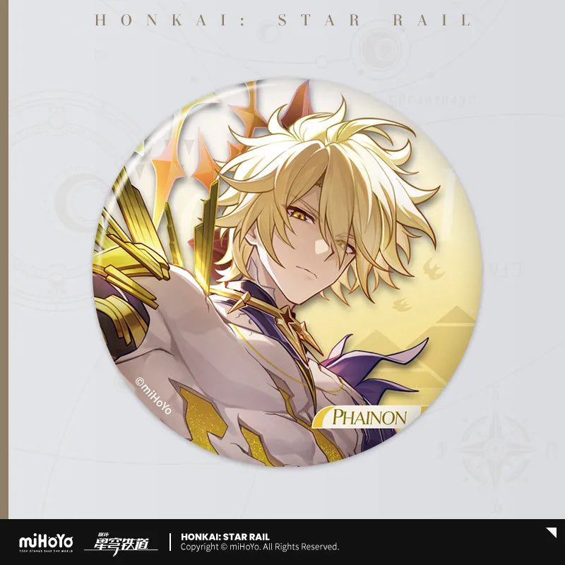 (Goods - Badge) Honkai: Star Rail Interstellar Travel Button Badge Phainon
