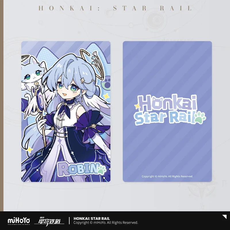 (Goods - Card) Honkai: Star Rail Littly Kitty Hologram Card Robin