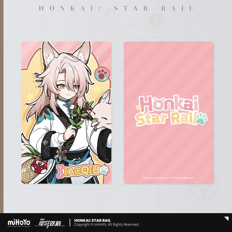 (Goods - Card) Honkai: Star Rail Littly Kitty Hologram Card Jiaoqiu
