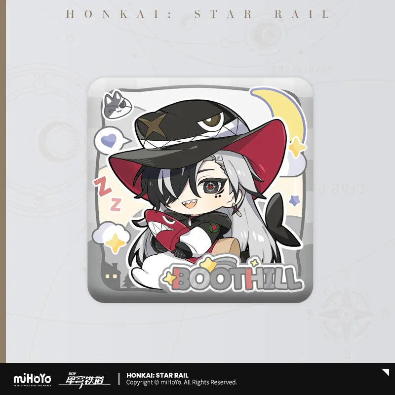 (Goods - Badge) Honkai: Star Rail Boys' Dormitory PU Badge Boothill